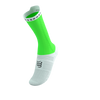 COMPRESSPORT Skarpetki rowerowe PRORACING SOCKS V4 BIKE neon green/white