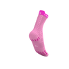 COMPRESSPORT Skarpetki do biegania trailowe PRORACING SOCKS V4 TRAIL begonia/neon pink