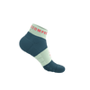 COMPRESSPORT Skarpetki do biegania ULTRA TRAIL LOW SOCKS V2.0 stargazer/aqua/fluo red