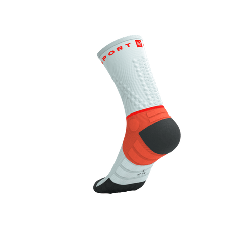 COMPRESSPORT Skarpetki do biegania ULTRA TRAIL SOCKS V2.0 gray violet/tigerlily