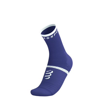 COMPRESSPORT Skarpetki do biegania PRO MARATHON SOCKS V2.0 orient blue/star white