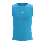 COMPRESSPORT Koszulka biegowa męska TRAIL RACING TANK norse blue
