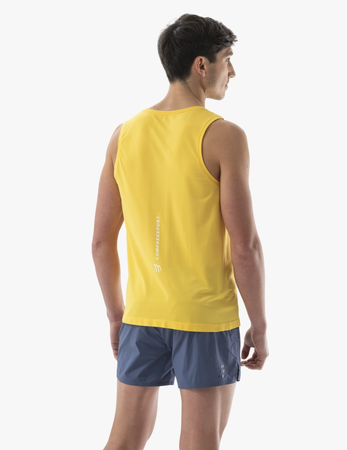 COMPRESSPORT Koszulka biegowa PERFORMANCE SINGLET maize