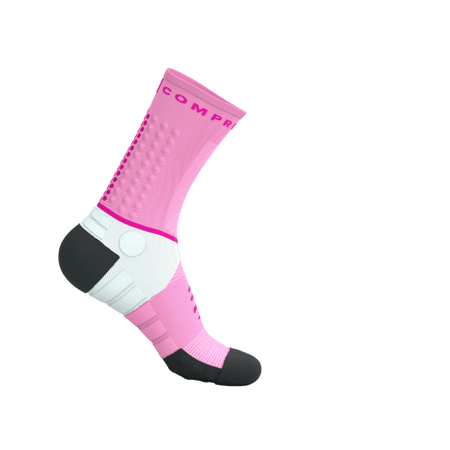 COMPRESSPORT Skarpetki do biegania ULTRA TRAIL SOCKS V2.0 begonia/neon pink
