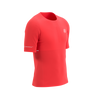 COMPRESSPORT Koszulka biegowa PRO RACING SS T-SHIRT fluo red