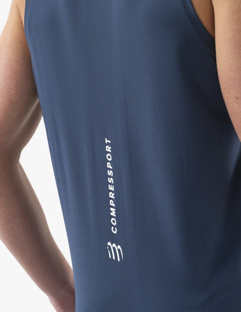 COMPRESSPORT Koszulka biegowa PERFORMANCE SINGLET blues