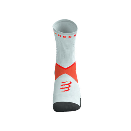COMPRESSPORT Skarpetki do biegania ULTRA TRAIL SOCKS V2.0 gray violet/tigerlily