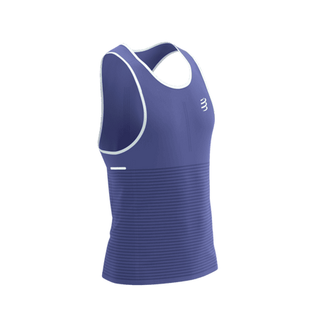 COMPRESSPORT Koszulka biegowa PRO RACING SINGLET orient blue