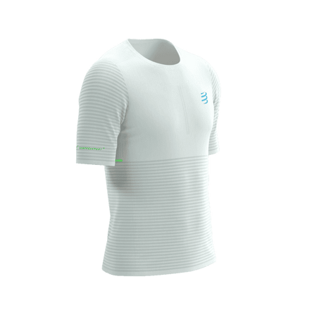 COMPRESSPORT Koszulka biegowa PRO RACING SS T-SHIRT star white
