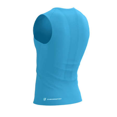COMPRESSPORT Koszulka biegowa męska TRAIL RACING TANK norse blue