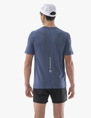 COMPRESSPORT Koszulka biegowa PERFORMANCE SS T-SHIRT indigo