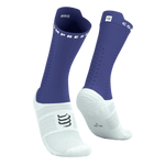 COMPRESSPORT Skarpetki rowerowe PRORACING SOCKS V4 BIKE orient blue/white