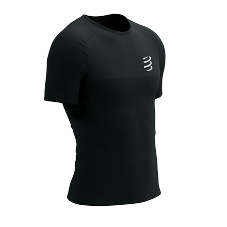 COMPRESSPORT Koszulka biegowa PERFORMANCE SS T-SHIRT black/white