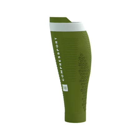 COMPRESSPORT Opaski kompresyjne na łydki R2V3 woodbine/white reflect