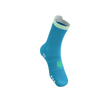 COMPRESSPORT Skarpetki do biegania trailowe PRORACING SOCKS V4 TRAIL norse blue/neon green