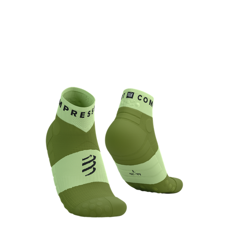 COMPRESSPORT Skarpetki do biegania ULTRA TRAIL LOW SOCKS V2.0 shadow lime/woodbine