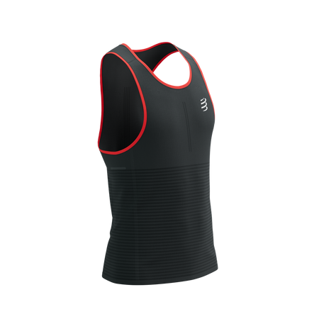 COMPRESSPORT Koszulka biegowa PRO RACING SINGLET black