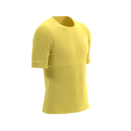 COMPRESSPORT Koszulka biegowa PRO RACING SS T-SHIRT lemon