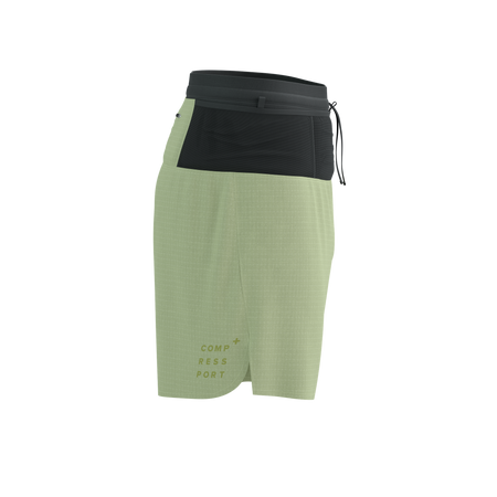 COMPRESSPORT Spodenki biegowe TRAIL RACING OVERSHORT nile