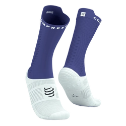 COMPRESSPORT Skarpetki rowerowe PRORACING SOCKS V4 BIKE orient blue/white