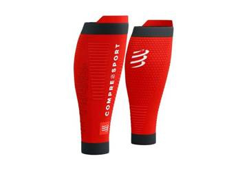 COMPRESSPORT Opaski kompresyjne na łydki R2V3 red/black