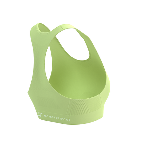 COMPRESSPORT Stanik sportowy FEELFREE SEAMLESS BRA shadow lime