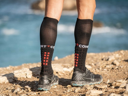 COMPRESSPORT Skarpety kompresyjne FULL SOCKS RUN black