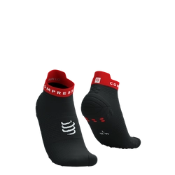 COMPRESSPORT Skarpetki do biegania krótkie PRORACING SOCKS V4 RUN LOW black