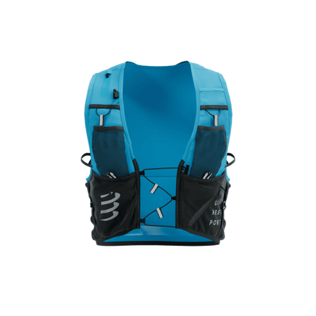 COMPRESSPORT Plecak do biegania ULTRUN EVO 10 PACK norse blue +2x soft flask