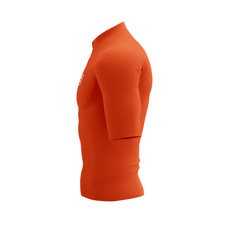 COMPRESSPORT Koszulka kompresyjna do biegania TRAIL RACING POSTURAL SS TOP tigerlily