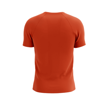 COMPRESSPORT Koszulka biegowa męska TRAIL RACING SS T-SHIRT tigerlily