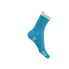 COMPRESSPORT Skarpetki do biegania trailowe PRORACING SOCKS V4 TRAIL norse blue/neon green
