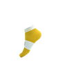 COMPRESSPORT Skarpetki do biegania krótkie PRORACING SOCKS V4 RUN LOW lemon/white