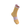 COMPRESSPORT Skarpetki do biegania wysokie PRORACING SOCKS V4 RUN HIGH buff orange/roseateblue