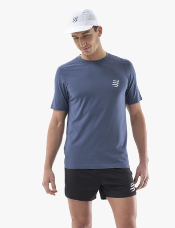 COMPRESSPORT Koszulka biegowa PERFORMANCE SS T-SHIRT indigo