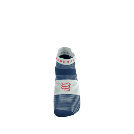 COMPRESSPORT Skarpetki do biegania krótkie PRORACING SOCKS V4 RUN LOW blues/sugar