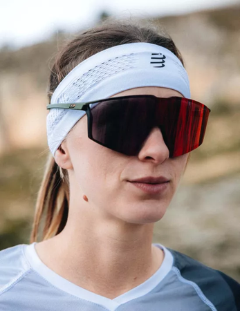 COMPRESSPORT Opaska na głowę THIN HEADBAND ON/OFF white