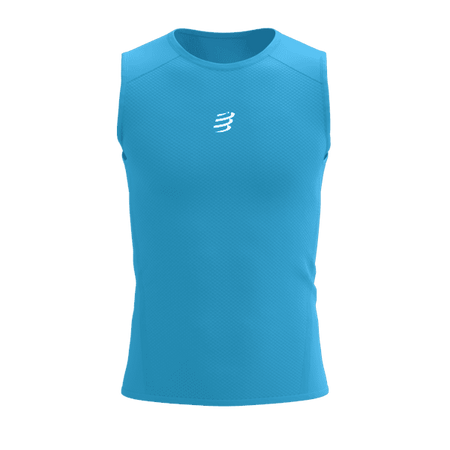 COMPRESSPORT Koszulka biegowa męska TRAIL RACING TANK norse blue