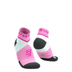 COMPRESSPORT Skarpetki do biegania ULTRA TRAIL LOW SOCKS V2.0 begonia/neon pink