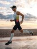 COMPRESSPORT Triathlonowa koszulka kompresyjna TRI POSTURAL AERO TANK TOP safe yellow/neo pink