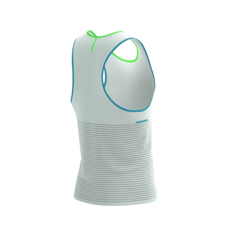 COMPRESSPORT Koszulka biegowa PRO RACING SINGLET star white