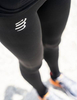 COMPRESSPORT Kompresyjne legginsy do biegania damskie UNDER CONTROL FULL TIGHT black