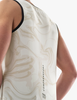 COMPRESSPORT Koszulka biegowa PERFORMANCE SINGLET sugar/camo print