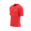 COMPRESSPORT Koszulka biegowa PRO RACING SS T-SHIRT fluo red