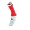 COMPRESSPORT Skarpetki rowerowe PRORACING SOCKS V4 BIKE fluo red/white