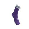 COMPRESSPORT Skarpetki do biegania wysokie PRORACING SOCKS V4 RUN HIGH lilac/white