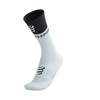 COMPRESSPORT Skarpetki kompresyjne do biegania MID COMPRESSION SOCKS V2.0 white/black