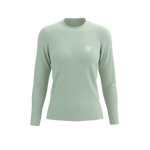 COMPRESSPORT Koszulka biegowa damska z długim rękawem PERFORMANCE LS T-SHIRT aqua
