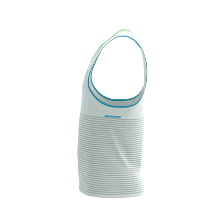 COMPRESSPORT Koszulka biegowa PRO RACING SINGLET star white