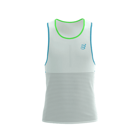 COMPRESSPORT Koszulka biegowa PRO RACING SINGLET star white